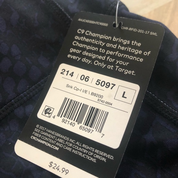 NWT- Champion cropped tights - Picture 3 of 6